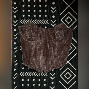 Urban Outfitters Textured Corset Top